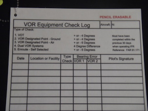 When must an operational check on the aircraft VOR equipment be accomplished to operate under IFR? Within the preceding ______.